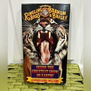 1995 Ringling Bros Barnum & Bailey Circus VHS Greatest Show on Earth SEALED!!
